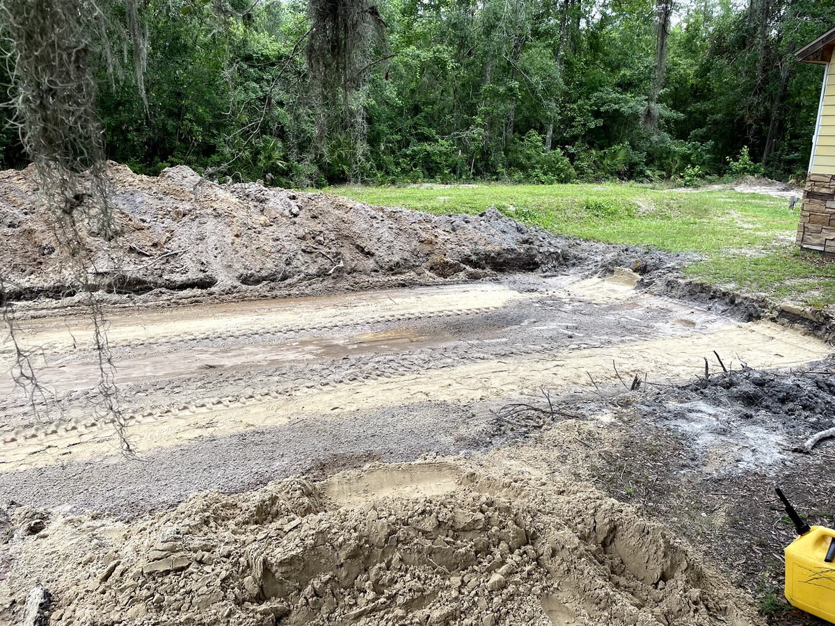 Site Preparation for Diamond B Earthworks in Camden County, GA
