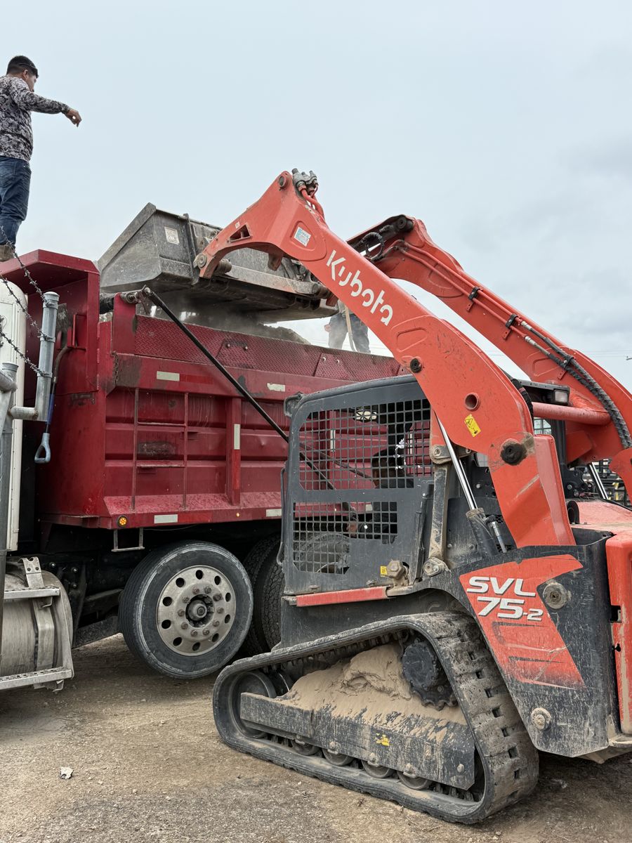Concrete Construction for King Services in Seguin, TX