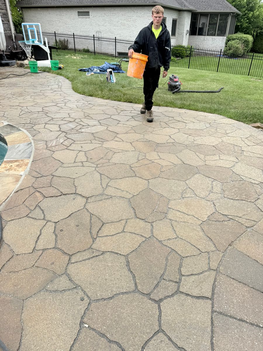 Patio Design & Construction for Whyde Masonry in Beech Grove, IN