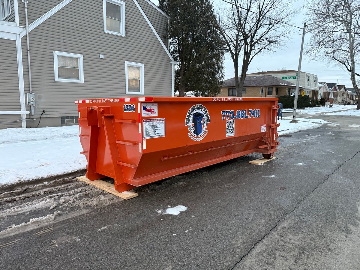 Dumpster Rentals for Trailer and Trash Dumpsters LLC in Arlington Heights, IL