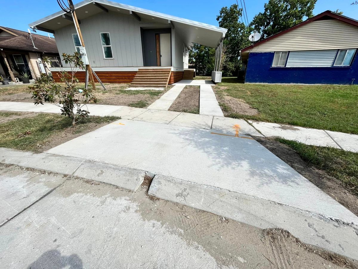 Concrete Slab Construction for Gonzales Construction in Picayune, MS