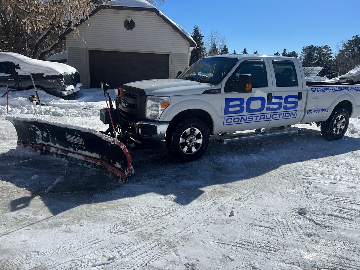 Snow Removal Management for Boss Construction in Saint Paul, MN