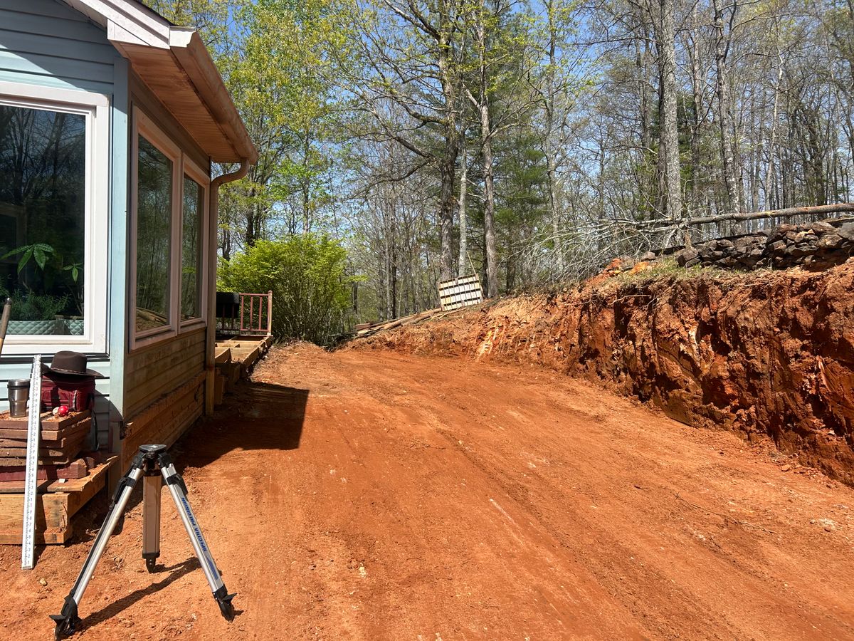 Grading and Excavation for The Gravel Guy in Blairsville, GA