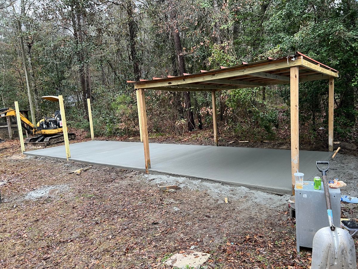 Concrete Flatwork for Davis Contracting & Site Work in Adams Run, SC