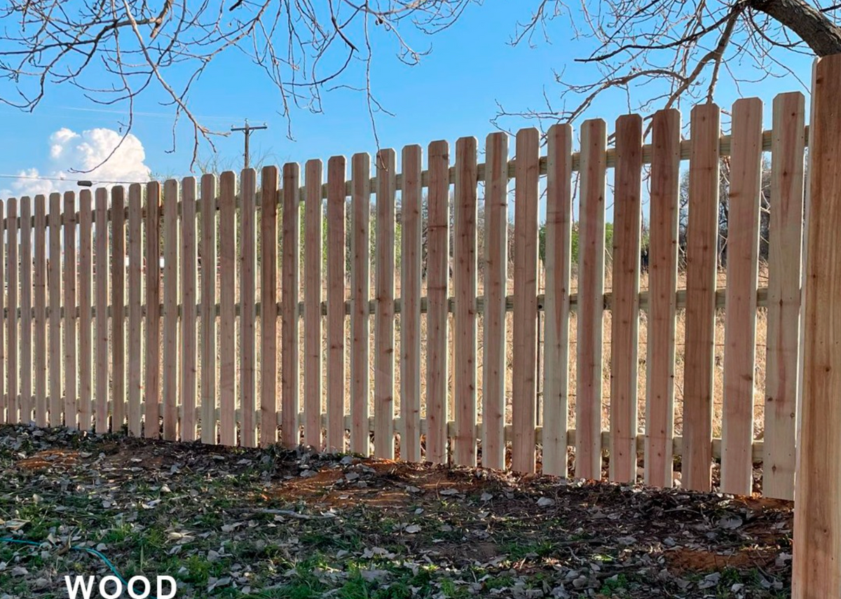 Wood Picket Fences for A&O Texas Solutions in Arlington, TX