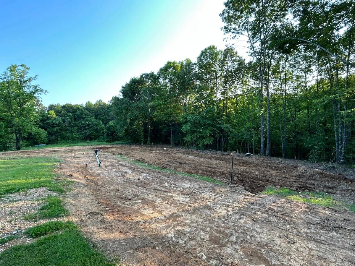 Site Preparation for Moose Excavating in Athens, TN