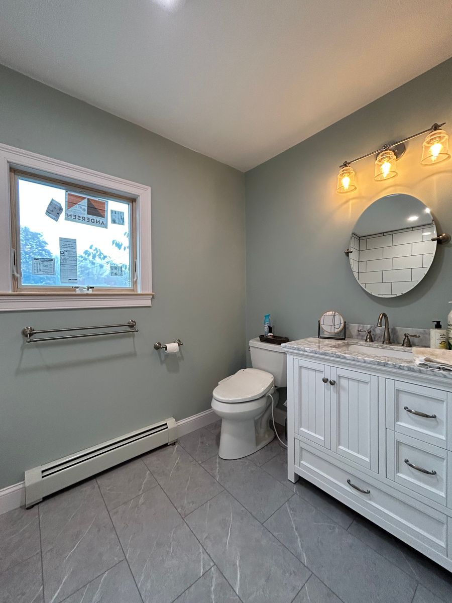 Bathroom Renovation for SJ Burke Construction in East Bridgewater, MA