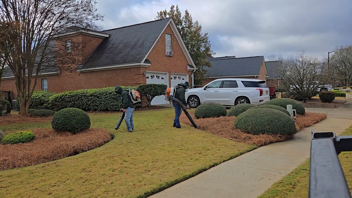 Fall Clean Up for Zepeda's Mowing in Fort Valley, GA