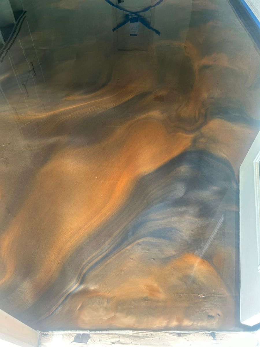 Epoxy Flooring Installation for Alex Solano Stained Concrete & Epoxy in Granbury, TX