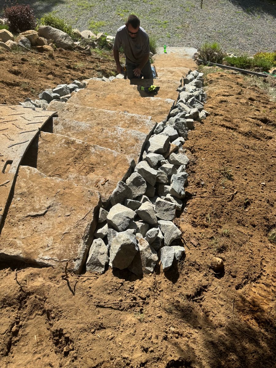 Retaining Wall Construction for The Lawn Guy Landscape & Hardscape Solutions in Saratoga Springs, NY
