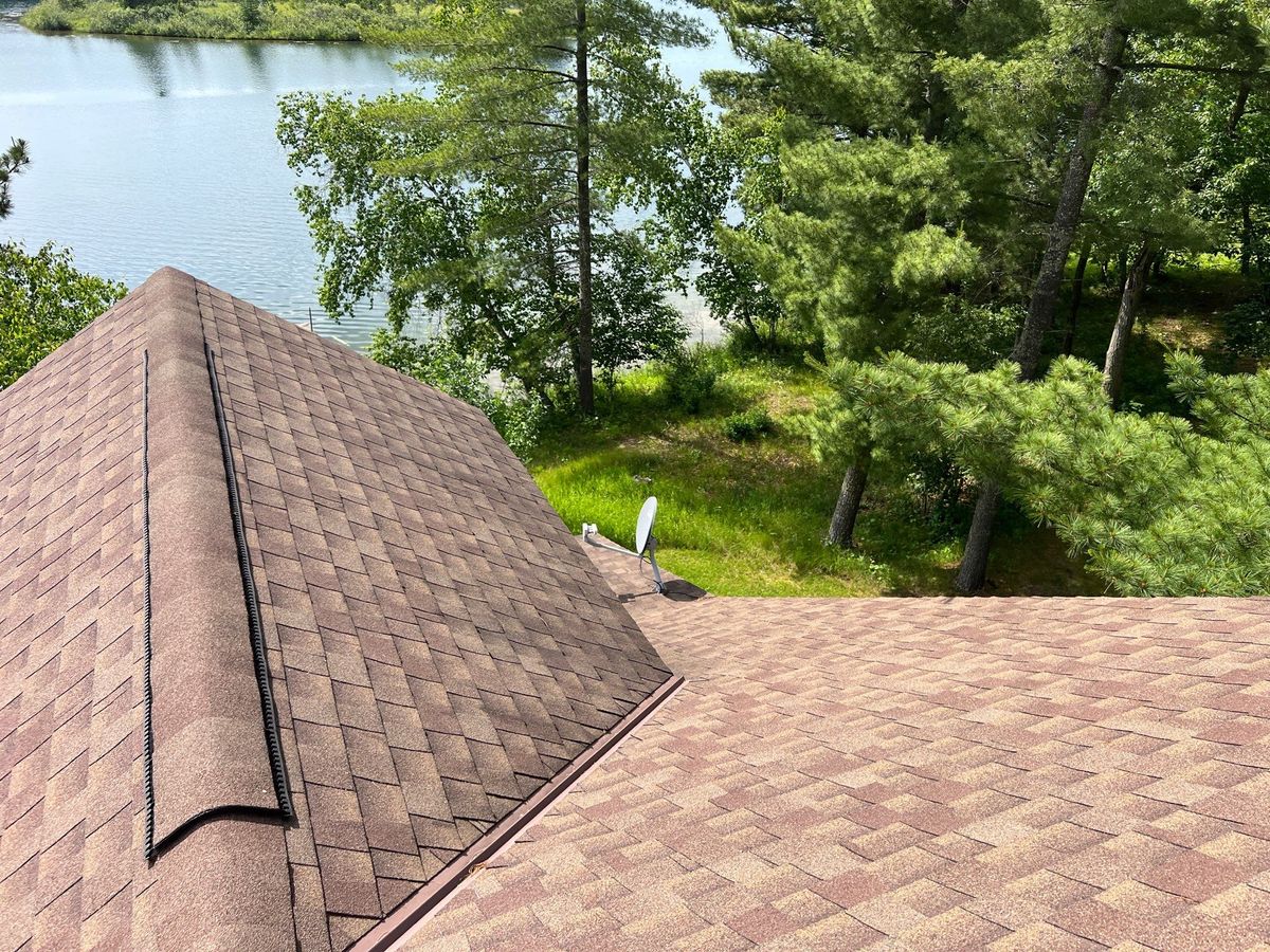 Asphalt Shingle Roofing Installation for Patriot Roofing Plus LLC in Pequot Lakes, MN