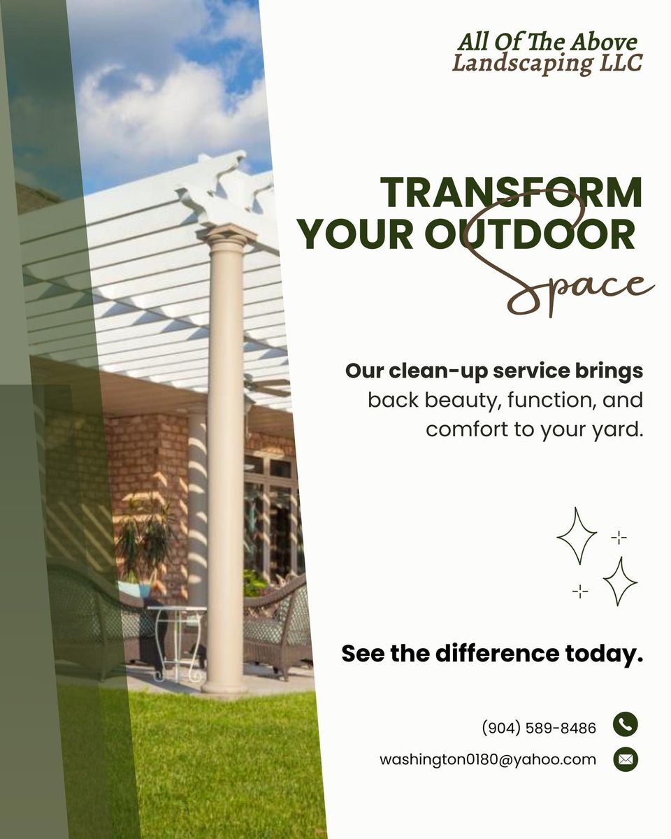 Tree Trimming & Removal for All of the Above Landscaping in Orange Park, FL