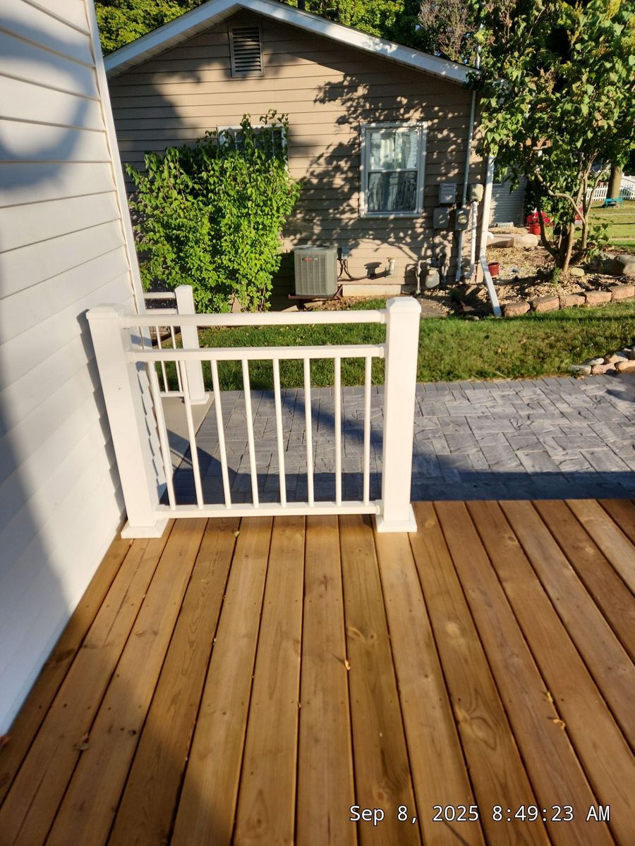 Deck & Patio Installation for Cornerstone Builds in LaGrange, IN