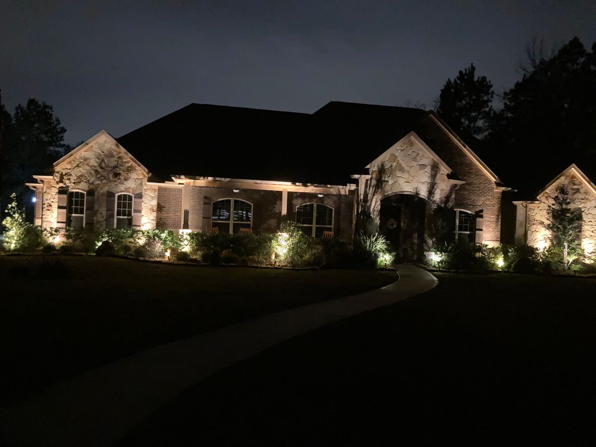 Landscape Lighting for Cuernavaca Landscaping in Spring, TX