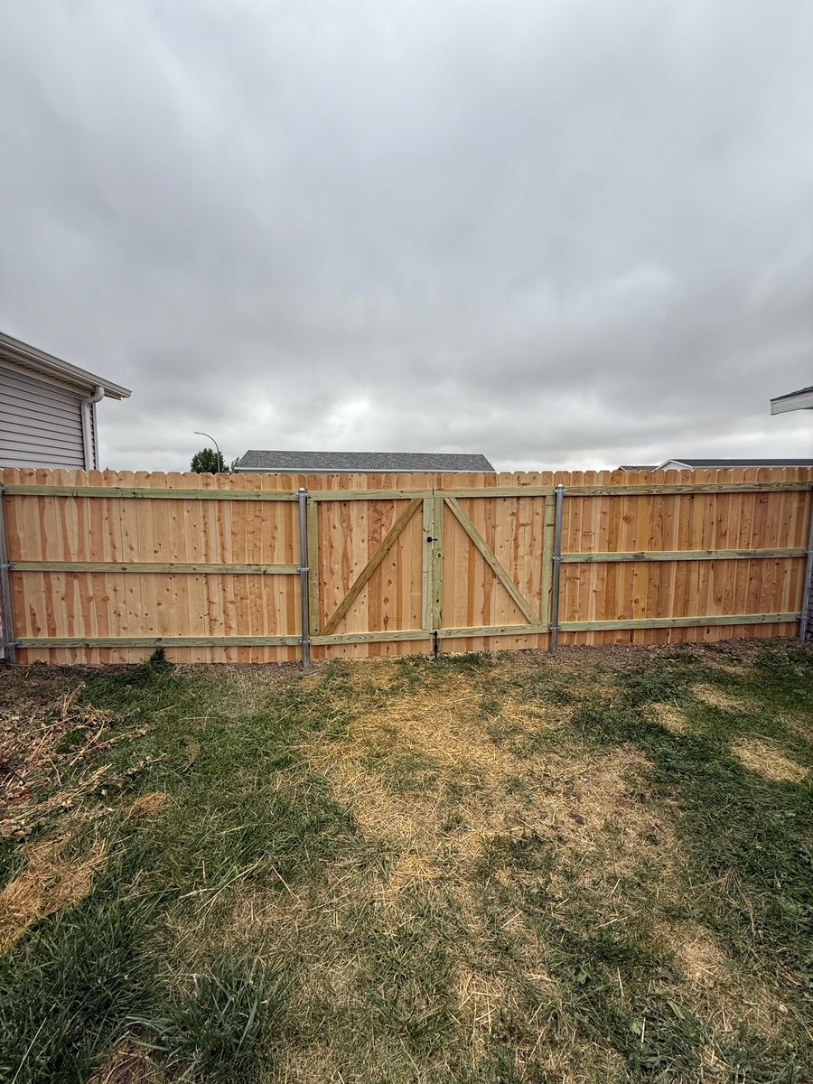 Fence Installation for DS Industries in Gillette, WY