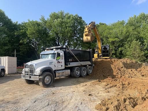Construction Material Hauling for RDH Contracting in Goodlettsville, TN