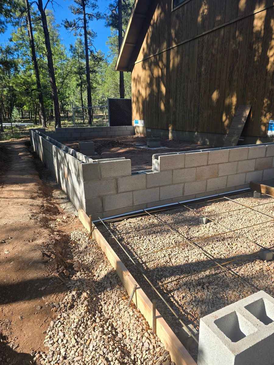 Concrete Foundations for Diamond Dust Concrete in Show Low, AZ