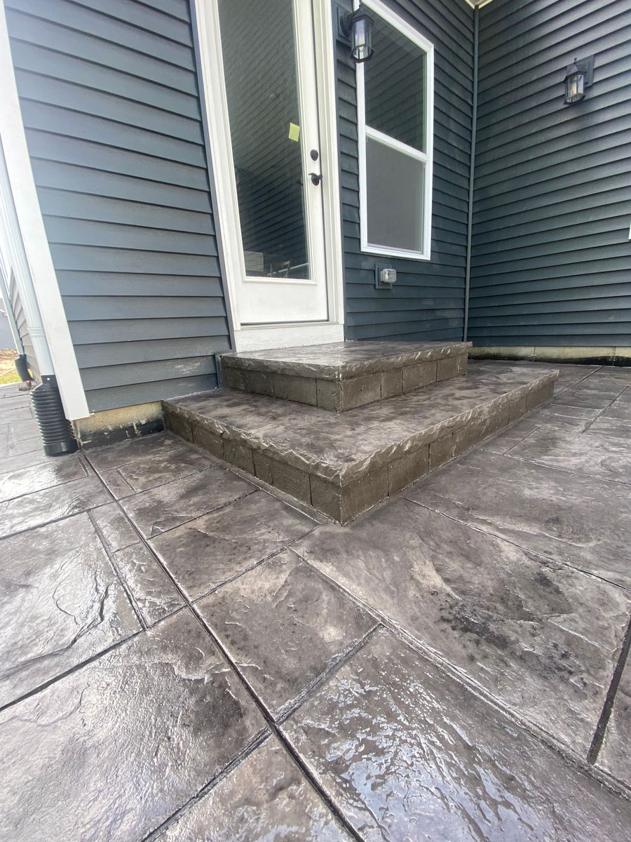 Stair Design & Installation for Fuentes Concrete Construction in Hammond, IN