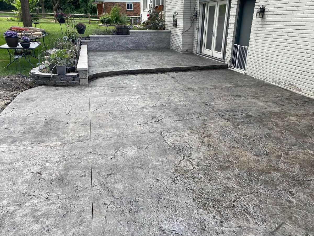 Patio Design & Installation for Deerbrook Construction in Pontiac, MI