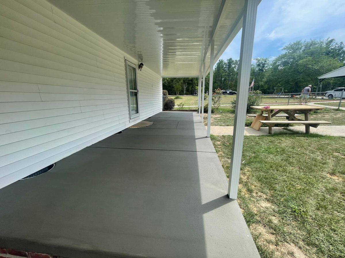 Patio Design & Installation for Palmetto Precision Concrete & More in Bethune, SC