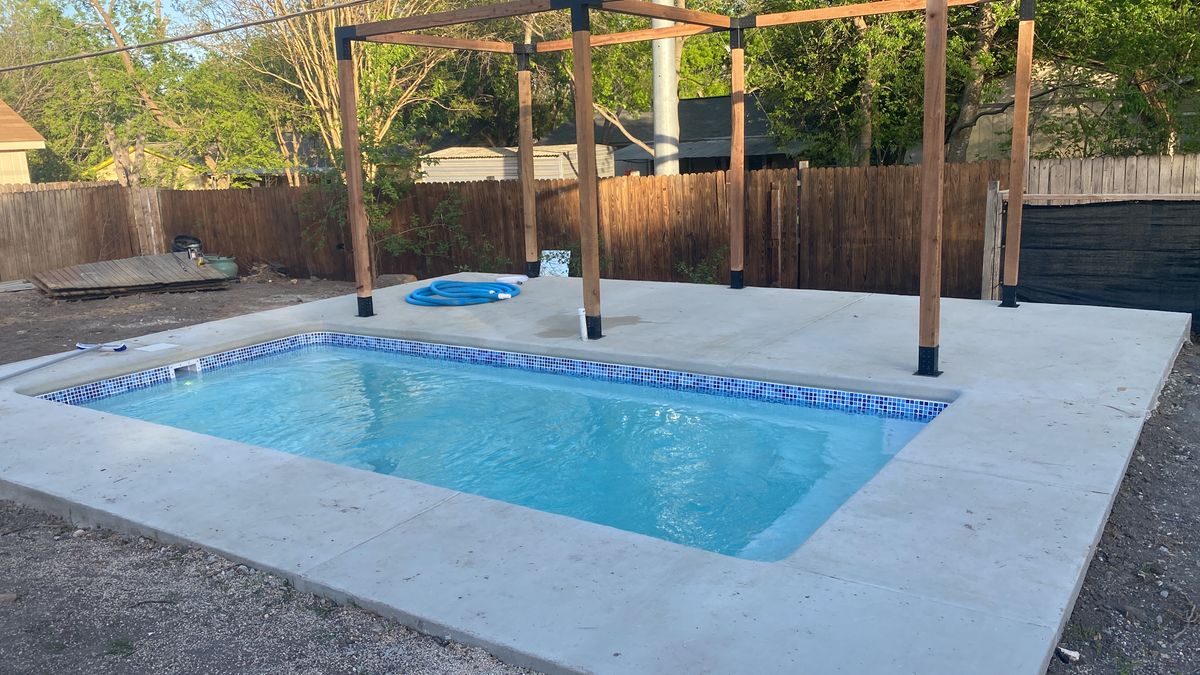 Fiberglass Pools for UBER FORCE in San Antonio, TX