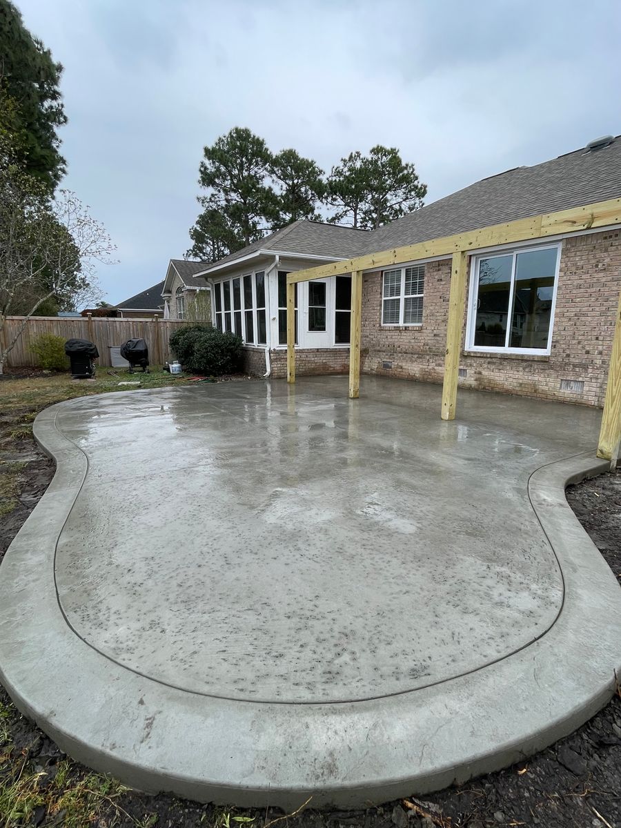 Concrete Repairs for Rock Solid Custom Concrete in Wilmington, NC