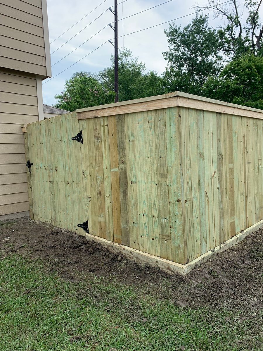 Residential Wooden Privacy Fencing for Kingdom Fence in Houston, TX