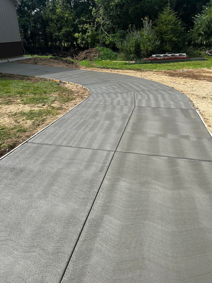 Sidewalk Installation for D&L Concrete in Whitmore Lake, MI