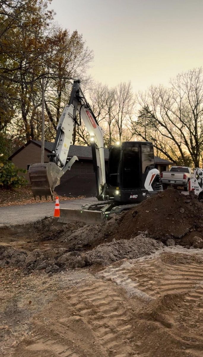 Residential & Commercial Excavation for NXT LVL Excavating in New London, MN