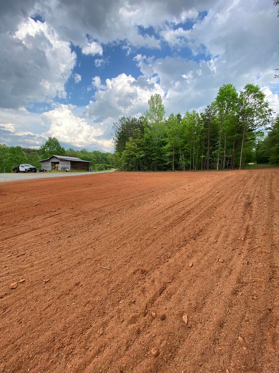 Land Clearing for J&G LandWorx LLC in Rutherfordton, NC