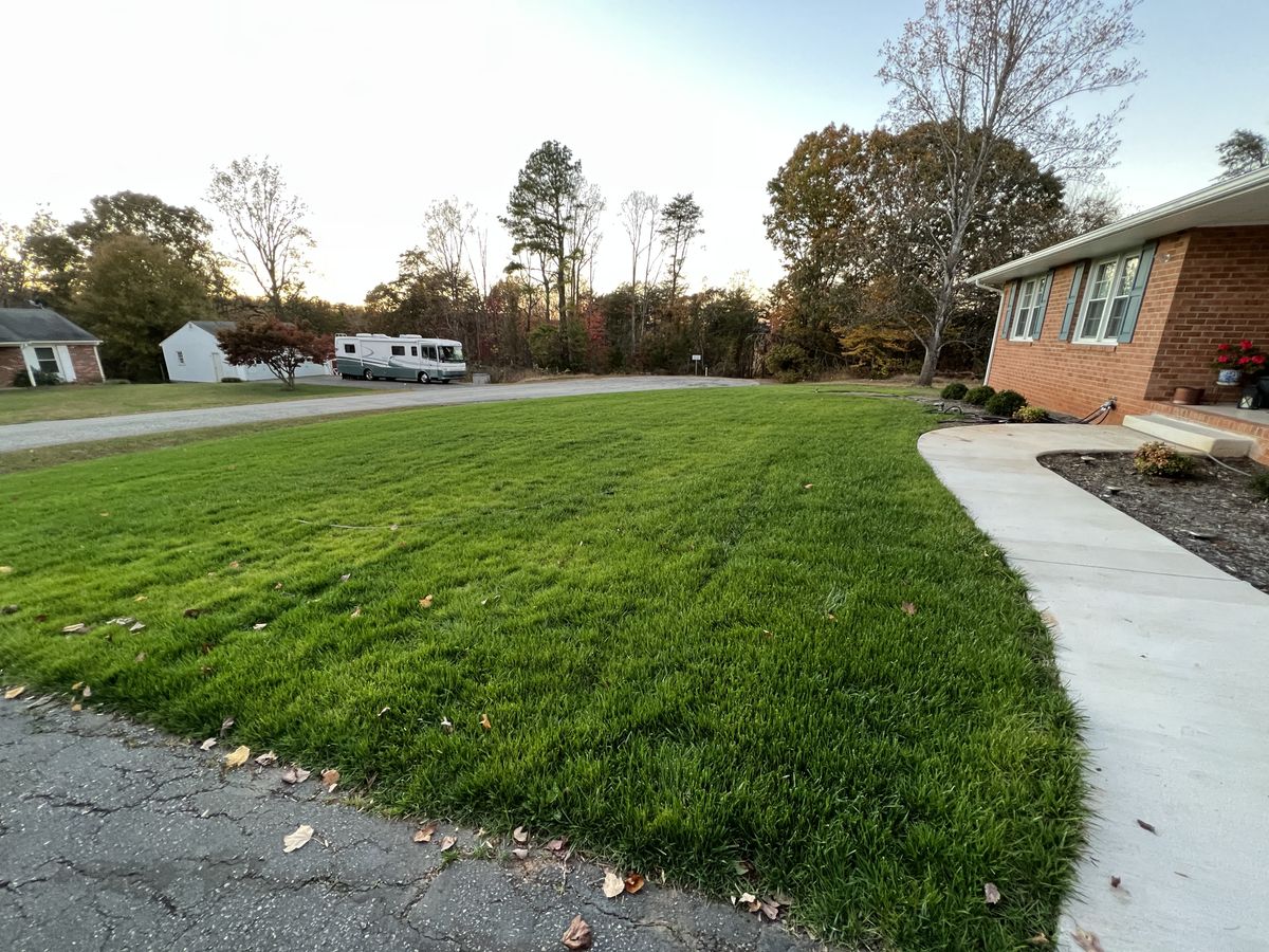 New Lawn Installation for Virginia Yard Pros in Appomattox, VA