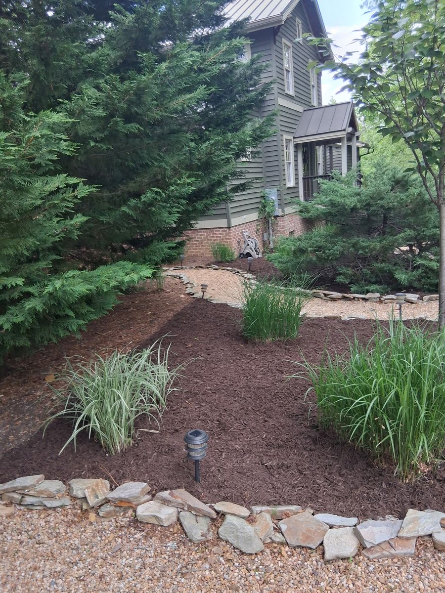 Mulch Installation for The Whole 9 Yards Landscape VA in Heathsville, VA