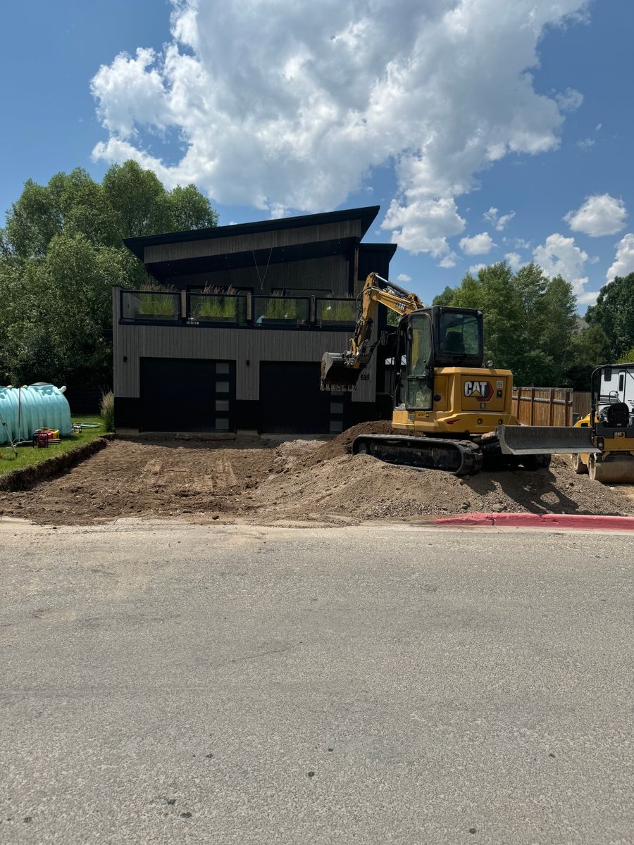 Site Grading for Hansen Earth Works in Jackson, WY