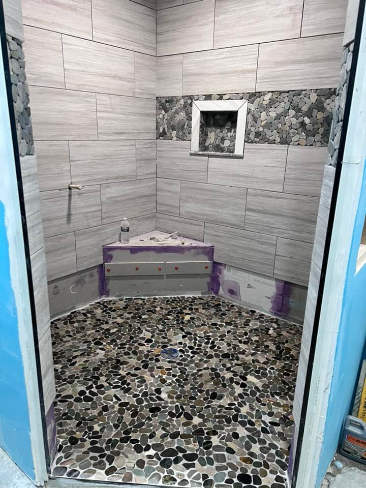 Bathroom Renovation for Zielke Construction Services in Princeville, IL