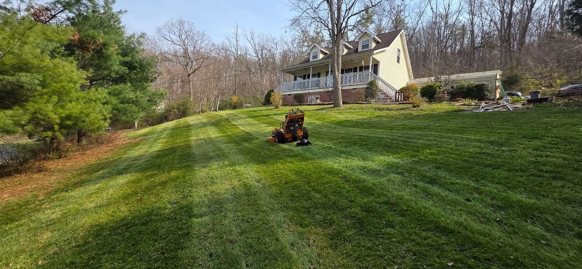 Mowing for Townsend Land Management in Elizabethton, TN