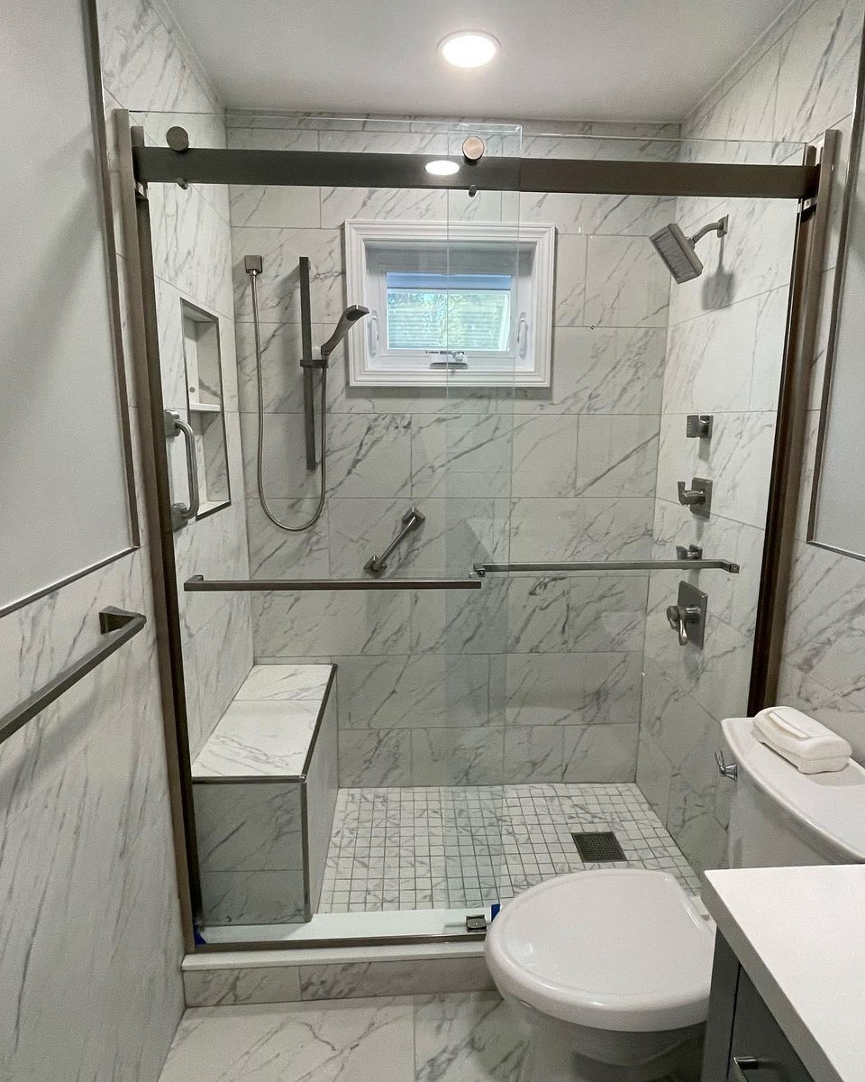 Bathroom Renovation for F&R Construction and Design INC in Lindenhurst, NY 