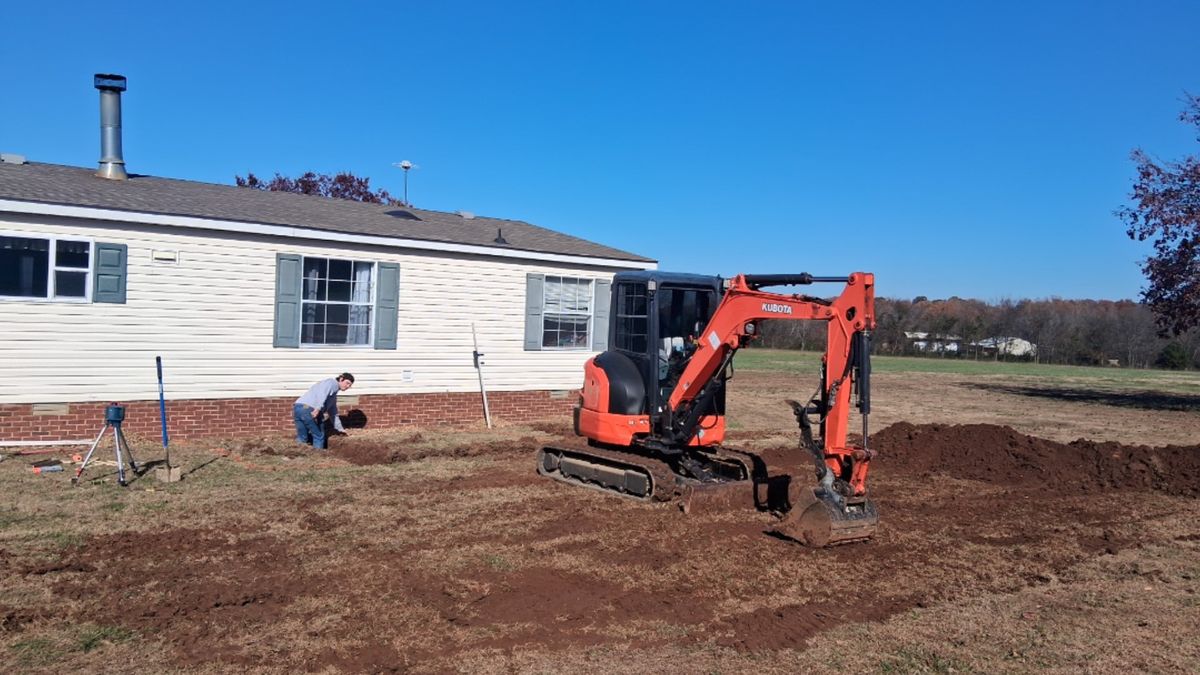 Grading and Leveling for Willetts Excavation & Septic in McMinnville, TN