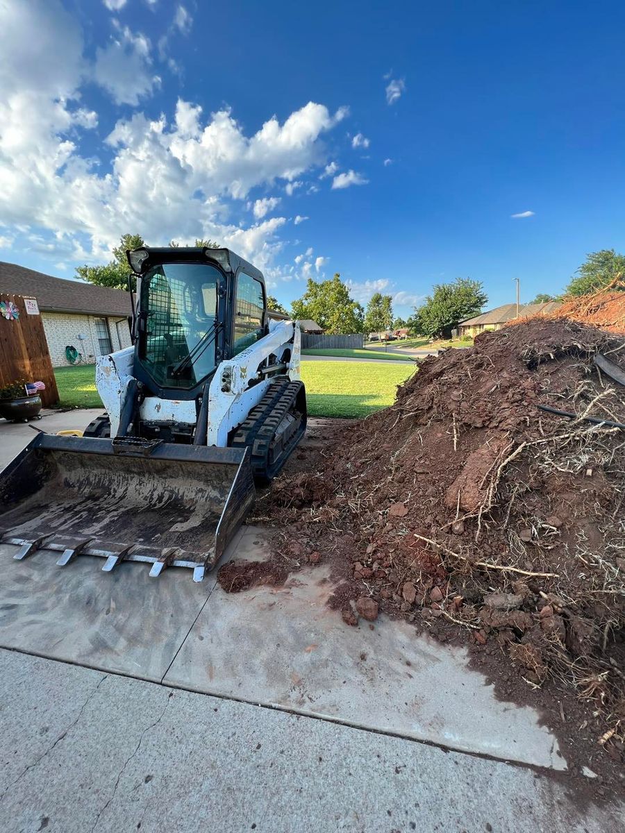 Skid Steer Work for 365 Excavation & Land Solutions in Oklahoma City, OK