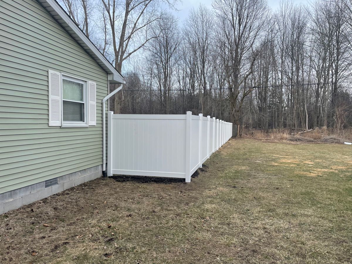 Fence Installation for TMF Services in Lapeer County, MI