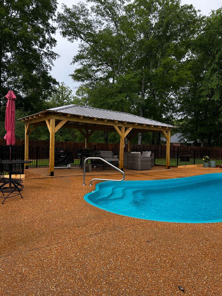 Deck & Patio Installation for Simmons Construction in Starkville, MS