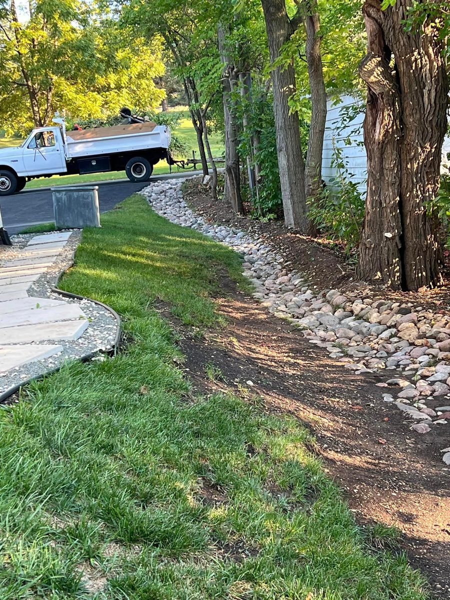 Land Grading for Firescape LLC in Lake Geneva, WI