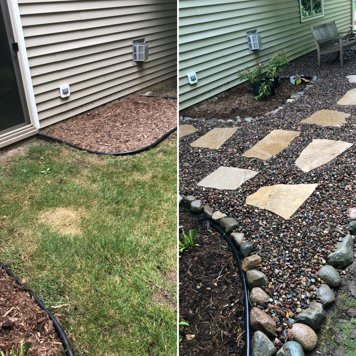 Mulch Installation for Paradise Lawnscapes in West Bend, WI