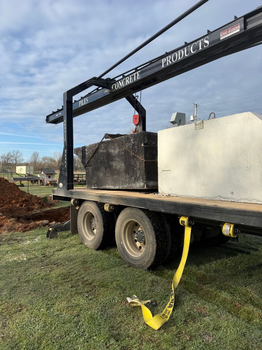 Septic System Installation for Boyd Septic & Utility LLC in West Fork, AR