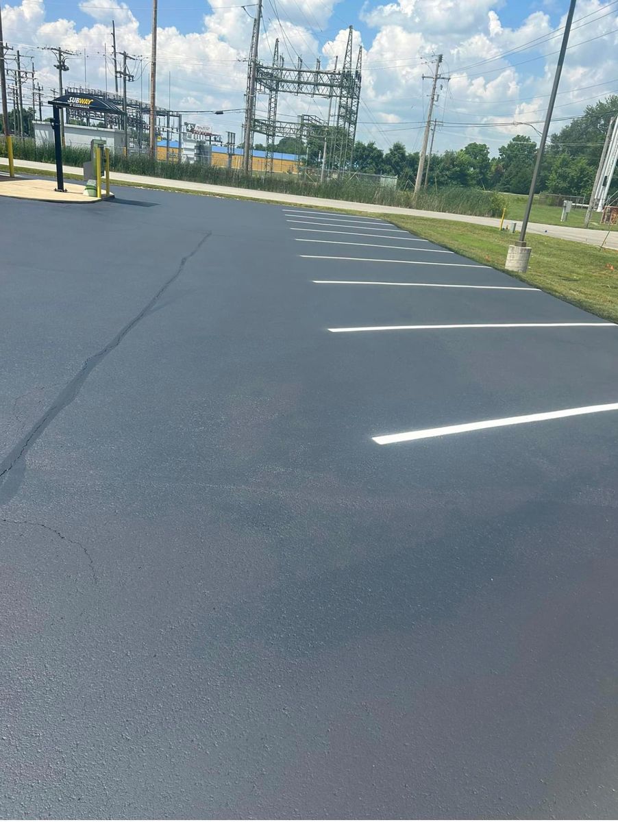 Pavement Striping for Always Sealcoating & Paving in Indianapolis, IN
