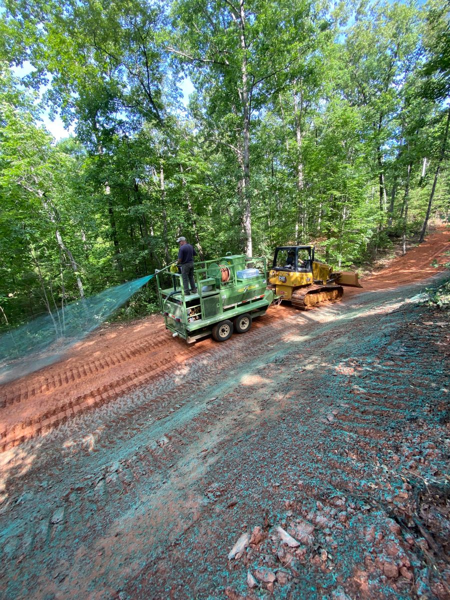 Erosion Control for J&G LandWorx LLC in Rutherfordton, NC