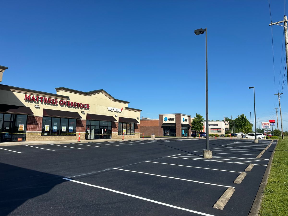 Parking Lot Striping for Metzler Paving and Sealcoating in Jacksboro, TN