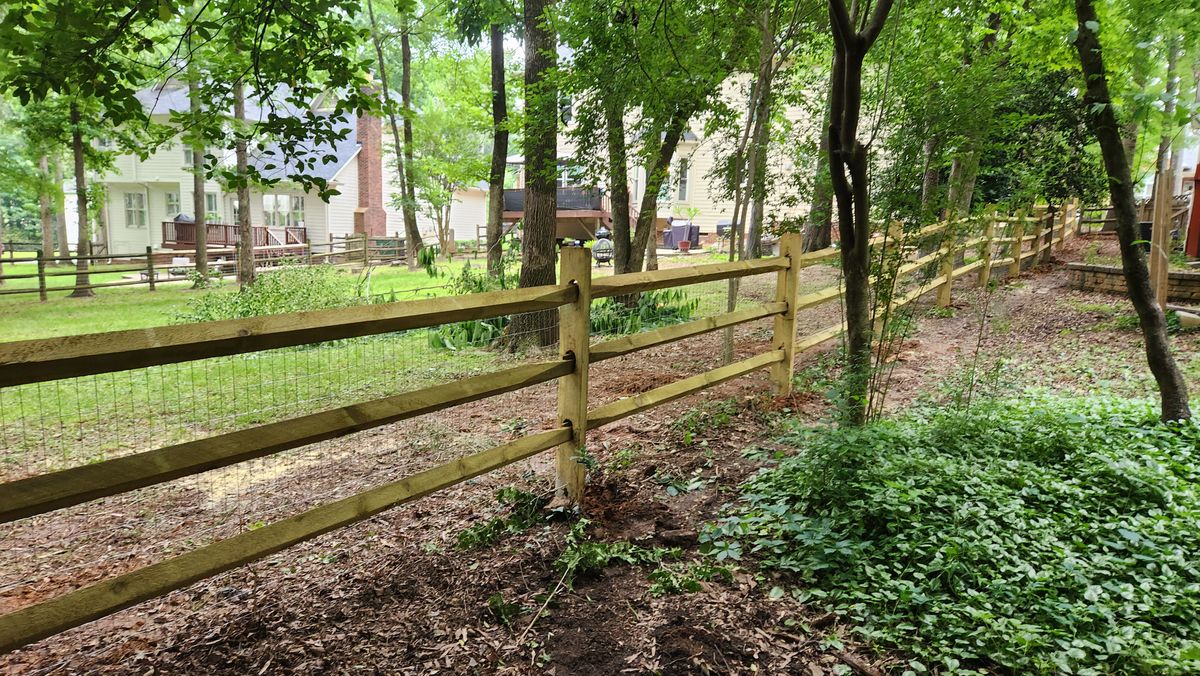 Split Rail Fence for Fence My Lawn in Charlotte, NC