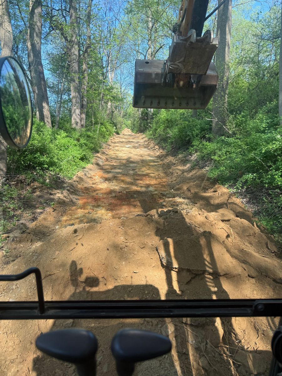 Site Grading for B.E. Contracting LLC in White Marsh, MD