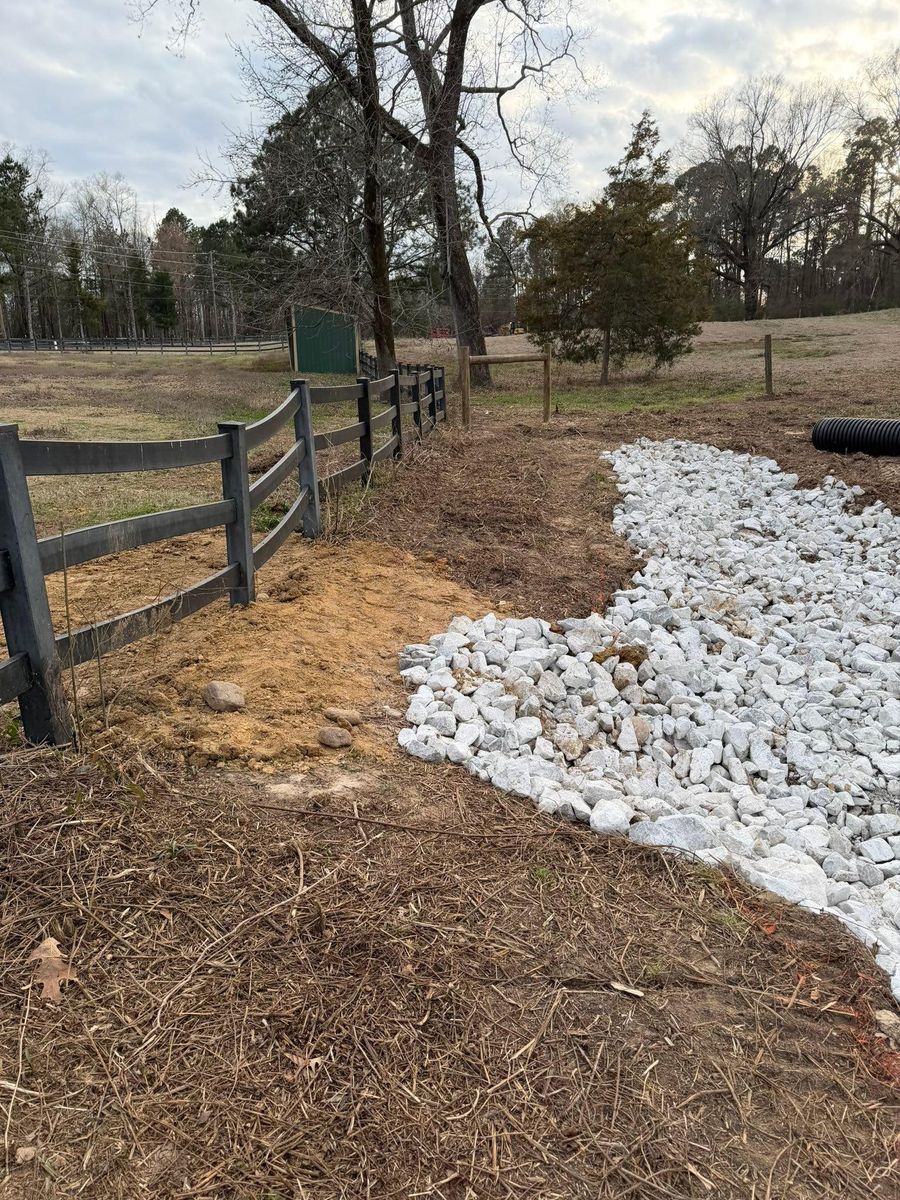 Excavation for Big Munchie Landworx in Jackson, MS