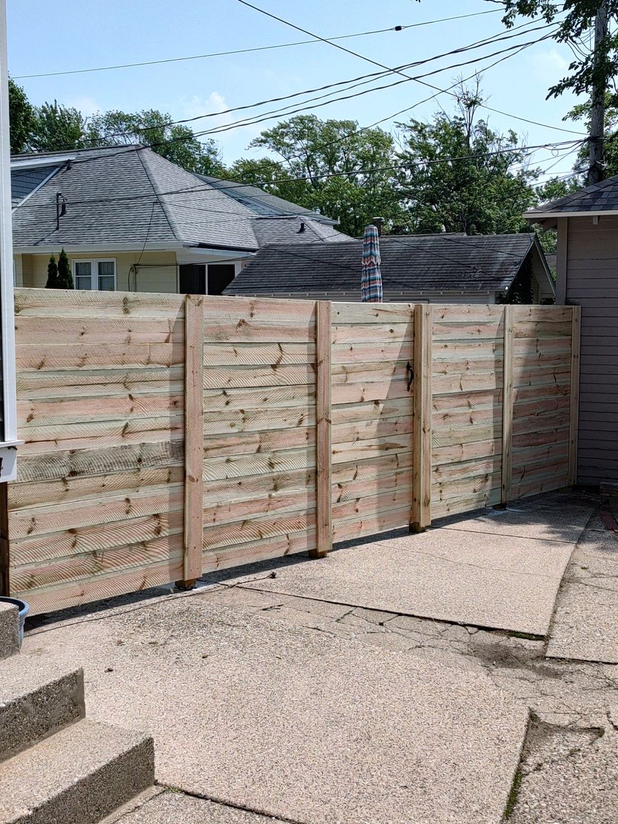 Privacy Fence Installation for KC Custom Exteriors  in Muskegon,  MI